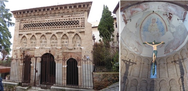 la Mezquita du Christo de la Luz, la plus jolie, toute simple avec ses arcs cintrés et son plan carré;   Intérieur de la Mezquita devenue église  chrétienne © Catherine Gary la Mezquita du Christo de la Luz, la plus jolie, toute simple avec ses arcs cintrés et son plan carré;   Intérieur de la Mezquita devenue église  chrétienne © Catherine Gary