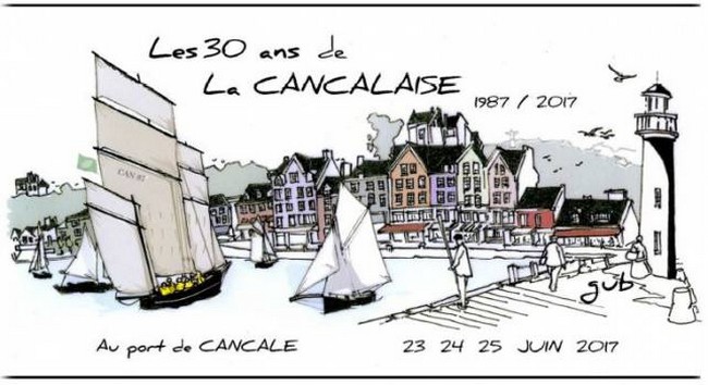 Du vendredi 23 au dimanche 25 juin 2017 La Bisquine fête ses 30 ans à Cancale Au programme... à terre et sur l'eau... Un rassemblement et une parade en baie de Cancale de gréements traditionnels, des expositions, des conférences, des jeux, des concerts et bien d’autres choses encore…Crédit photo D.R.