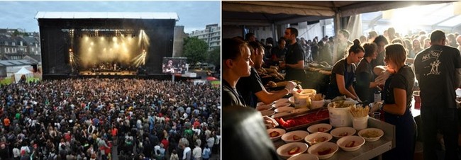 Le festival Art Rock de Saint-Brieuc est un événement pluridisciplinaire (musique, danse, théâtre, spectacles de rue, arts numériques, arts visuels, gastronomie…). Crédit photos O.T. Bretagne
