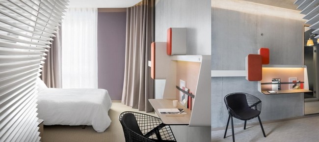 Des chambres confortables au décor très doux.© Photos Okko Hôtels. Des chambres confortables au décor très doux.© Photos Okko Hôtels.