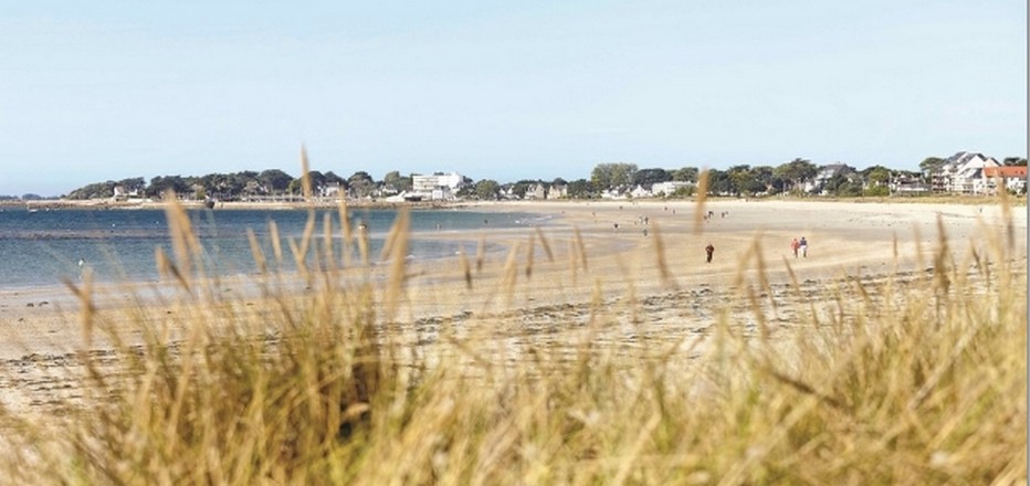 Une magnifique plage borde la ville de Carnac   © www.ot-carnac.fr