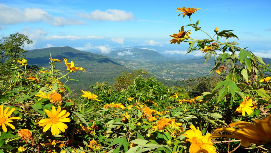 La province de Loei est une région montagneuse aux fortes variations climatiques. © David Raynal