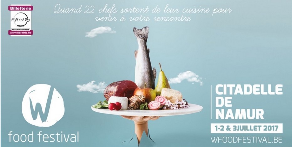 Affiche du festival  gourmand de Namur (Belgique)© W Food Festival