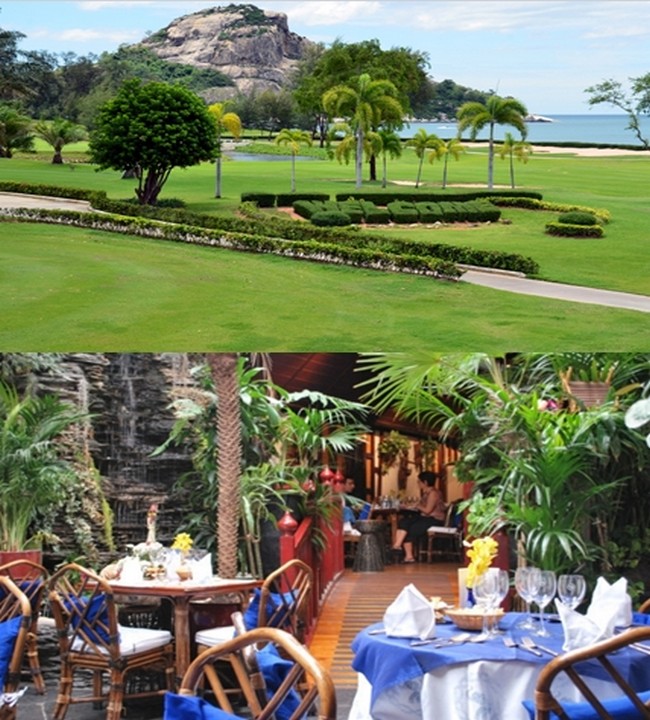 Le Sea Pine Golf Hua Hin est l’un des plus récents parcours de golf à Hua Hin. Il se trouve face à la zone balnéaire de Khao Takieb au sud de la ville. Ce parcours de 18 trous qui longe la mer est notamment divisé par le chemin de fer qui connecte Bangkok à Phuket.De haut en bas :    ©  David Raynal ;  © Lindigomag/Pixabay Le Sea Pine Golf Hua Hin est l’un des plus récents parcours de golf à Hua Hin. Il se trouve face à la zone balnéaire de Khao Takieb au sud de la ville. Ce parcours de 18 trous qui longe la mer est notamment divisé par le chemin de fer qui connecte Bangkok à Phuket.De haut en bas :    ©  David Raynal ;  © Lindigomag/Pixabay