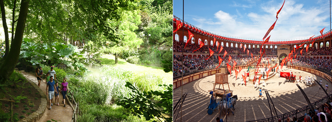 Le Puy du Fou est aujourd’hui le 2ème parc à thème de France avec plus de 2 220 000 visiteurs en 2016. Crédit photo Le Puy du Fou D.R.