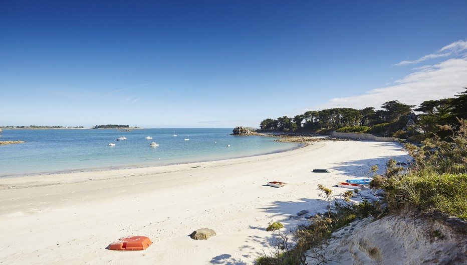 Une plage située non loin de Roscoff (Copyright OT Roscoff)