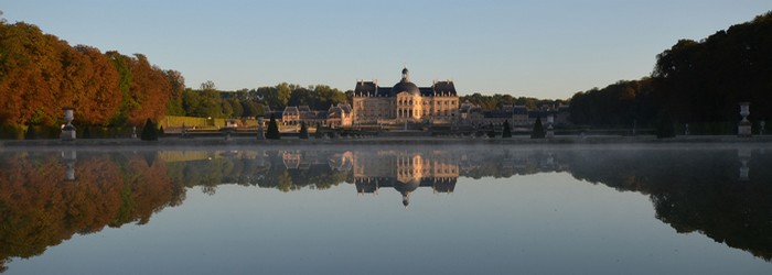 Une magnifique vue sur le Château de Vaux-le-Vicomte . Copyright Serge Tejero  pour le site officiel de Vaux-le-Vicomte