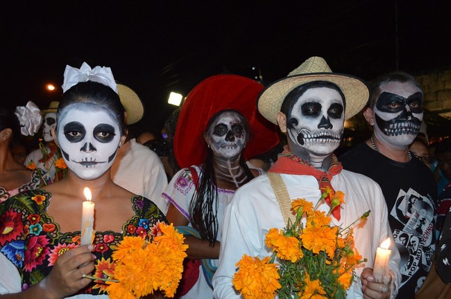 Aguascalientes organise chaque année le « Festival des Crânes », rendant hommage à l'artiste Jose Guadalupe Posada, créateur des célèbres images de La Catrina, très étroitement liées aux célébrations de la Fête des Morts. Copyright VisitMexico.com