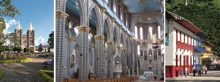 Au pied de la haute cathédrale on déguste un jus de fruit tropical tout en observant la colline fertile qui dévale sur la place vers les maisons multicolores. Copyright C.Gary et Pixabay Au pied de la haute cathédrale on déguste un jus de fruit tropical tout en observant la colline fertile qui dévale sur la place vers les maisons multicolores. Copyright C.Gary et Pixabay