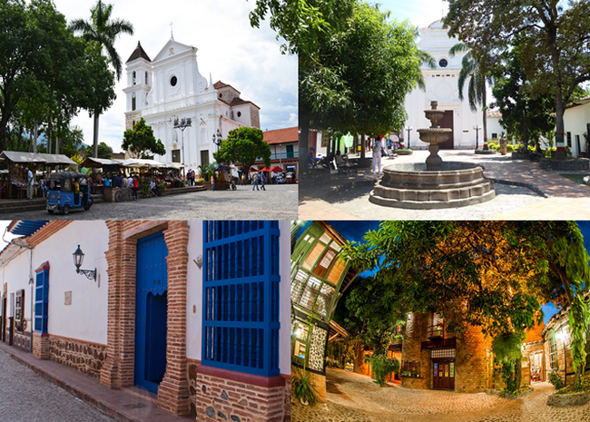 Tout le charme des villages authentiques autour de Medellin... De magnifiques boutique-hôtels vous y accueillent. Copyright C.Gary et D.R.