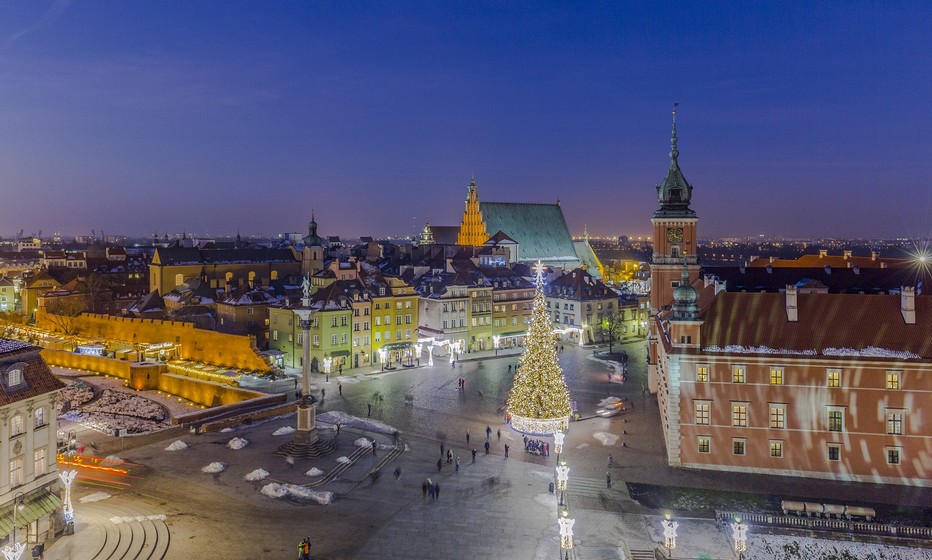 Le marché de Noël de Varsovie est traditionnellement organisé dans la vieille ville. Crédit photo Office de Tourisme de Pologne.