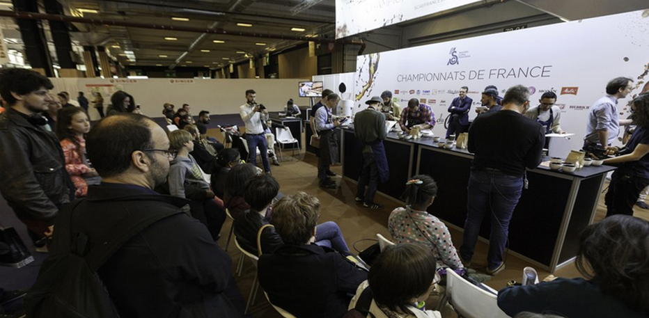 Pendant 5 jours, l’Espace Café de la Foire de Paris accueillera la deuxième série d’épreuves des Championnats de France de Café avec les compétitions Roasting, Cup Tasters et Latte Art. Copyright D.R.