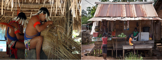 Vannerie, maraké - © H.Griffit  et  Petit commerce - © K.Joseph