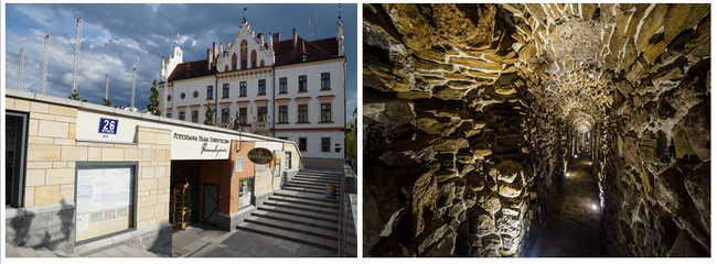 Sous la ville, un mystérieux labyrinthe souterrain mesure environ 340 mètres et se compose de 50 caves dont la plus basse se trouve à plus de 10 mètres de profondeur. Crédit photo D.R.