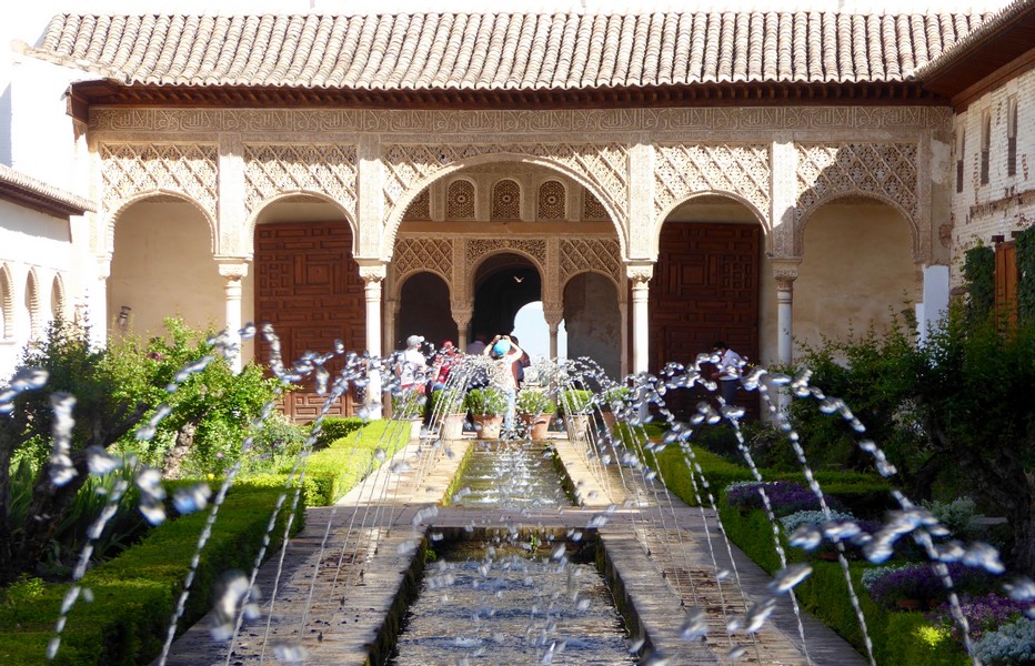 Grenade, jardins de l'Alhambra © C.Gary