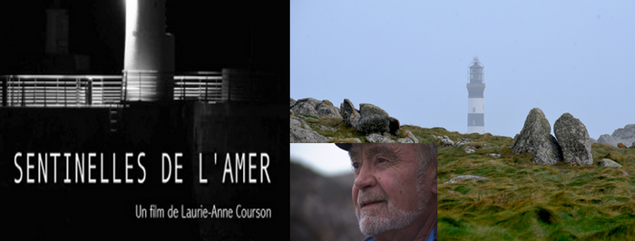 Documentaire de Laurie-Anne Courson met en scène, l’ancien gardien de phare Louis Cozan .@ David Raynal et @ DR