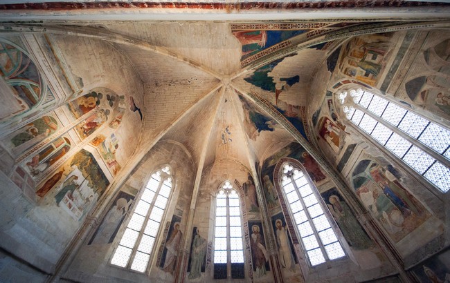 Fresques italiennes dans la chapelle  de la Chartreuse -La Chartreuse © Alex Nollet