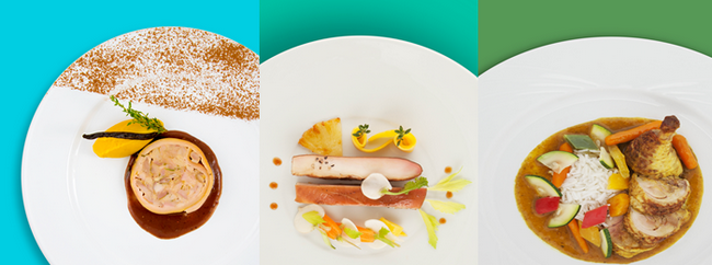 Ambassadrice de la gastronomie française en plein ciel, la compagnie nationale a également confié en 2018 l’élaboration de ses cartes en première et business à six chefs étoilés de renom (Joël Robuchon, Michel Roth, Olivier Bellin, Anne-Sophie Pic, Guy Martin et Régis Marcon). @ DR Ambassadrice de la gastronomie française en plein ciel, la compagnie nationale a également confié en 2018 l’élaboration de ses cartes en première et business à six chefs étoilés de renom (Joël Robuchon, Michel Roth, Olivier Bellin, Anne-Sophie Pic, Guy Martin et Régis Marcon). @ DR