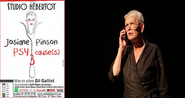 Anne Pinson actuellement au Studio Hébertot  dans  PSY cause(s ) - @ Studio Hébertot