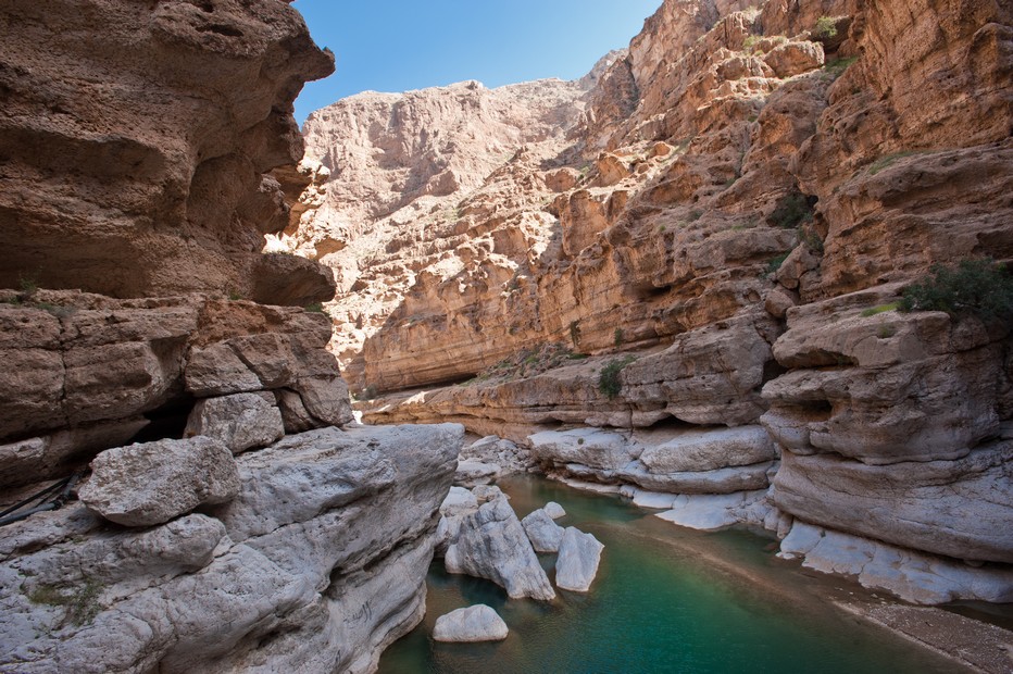 Wadi Shab (Sultanat d'Oman) O.T. Oman