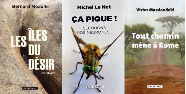 Couvertures des auteurs édités par Jean Picollec. @ DR