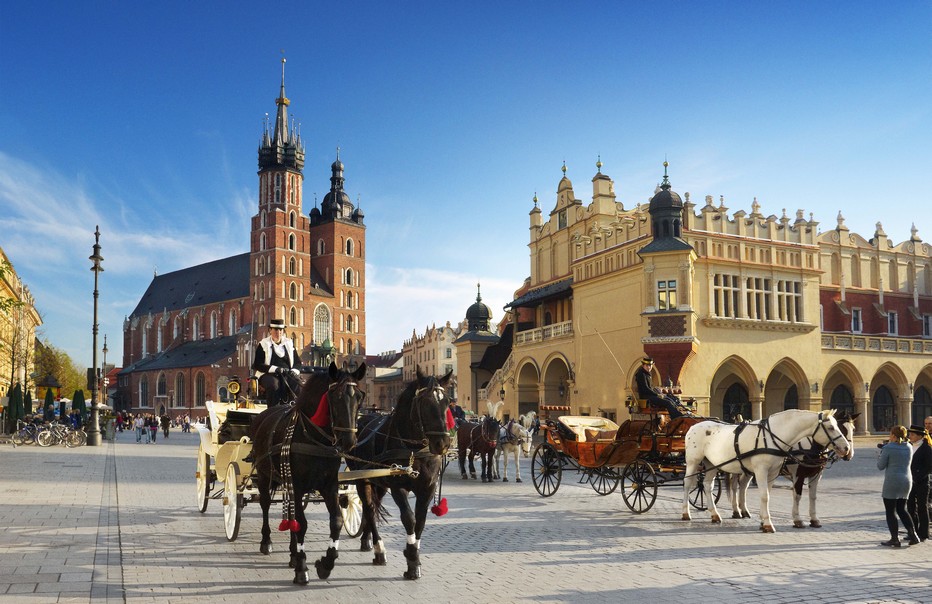 La ville de Cracovie est visitée chaque année par 13 millions de touristes du monde entier.@ O.T. Cracovie