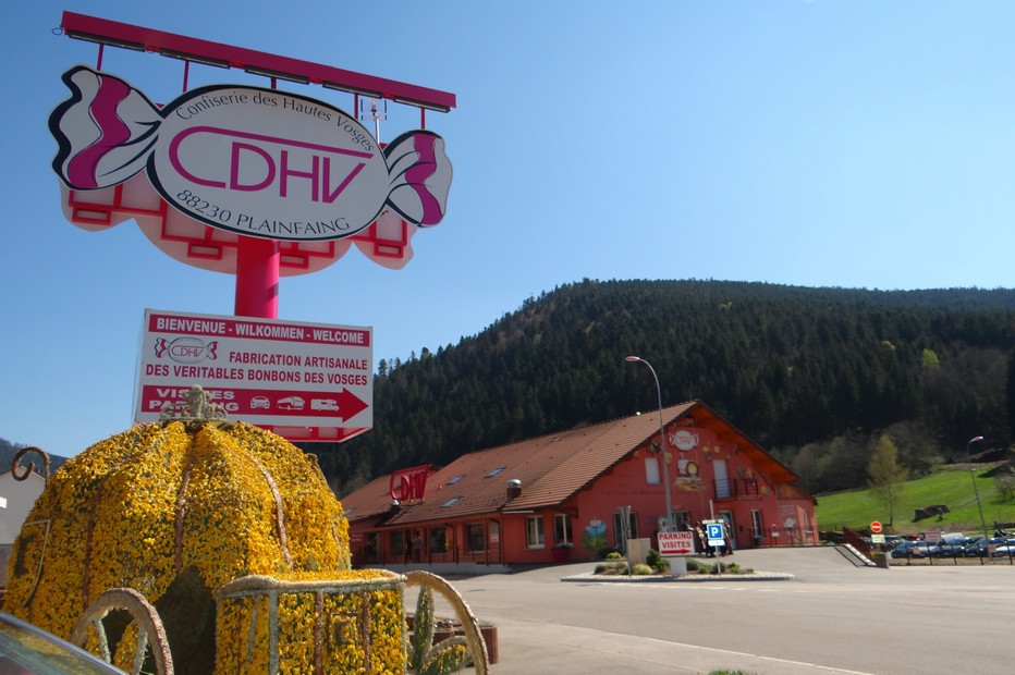 À Plainfaing dans les Hautes-Vosges, la confiserie CDHV est le temple des bonbons pour petits et grands. ©Bertrand Munier