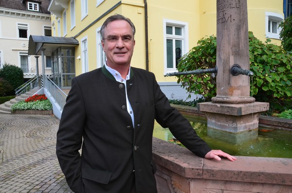 Karl-Eugen Engler, le maire de Badenweiler depuis 1991. Crédit photo David Raynal