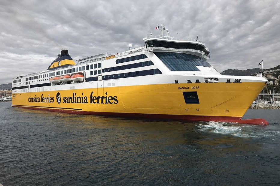 Le Pascal Lota en l'honneur du fondateur de la compagnie. Corsica Ferries/D.R.