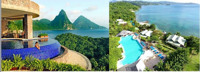 Sainte-Lucie offre de nombreux hôtels-spas de luxe situés dans des endroits paradisiaques . @ David Raynal