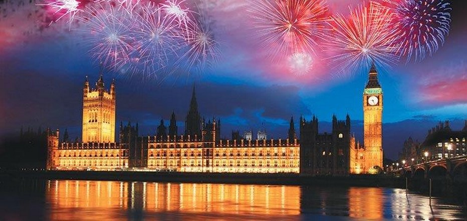 Londres et ses célèbres feux d'artifices @ DR