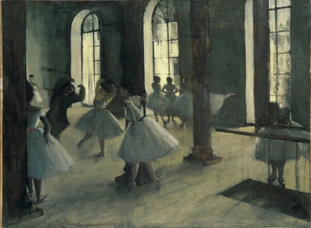 Degas_La répétition au foyer de la danse. @ Musée d'Orsay Paris