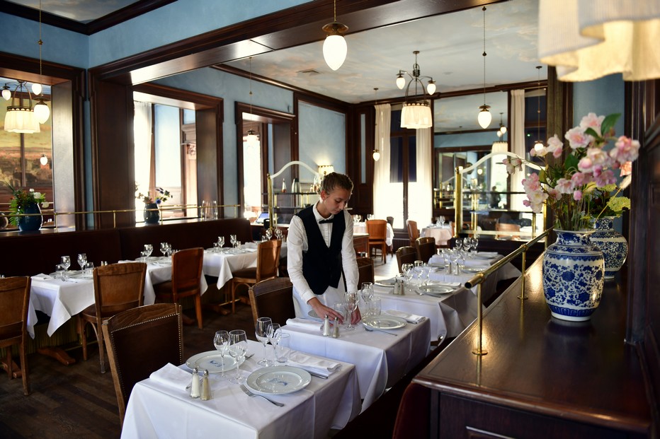 À Reims intra-muros, la brasserie Excelsior est un voyage culinaire dans le cadre des brasseries d’autrefois. ©Alexandre Marchi