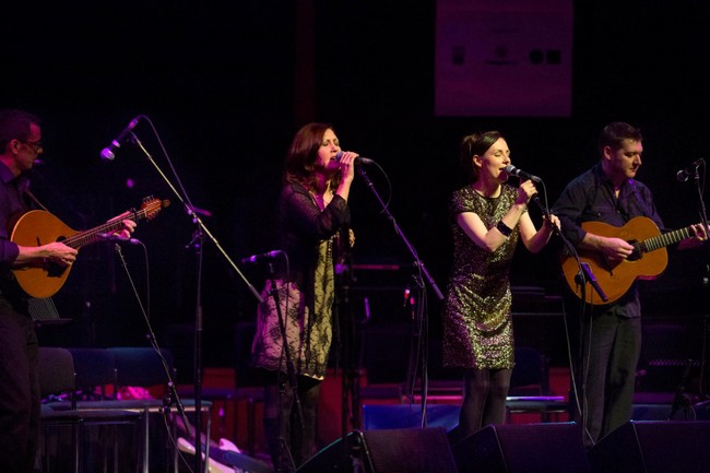 Le groupe emblématique Capercaillie avec Karen Matheson et Donald shaw dont le nom veut dire coq de buyère. Crédit photo D.R.