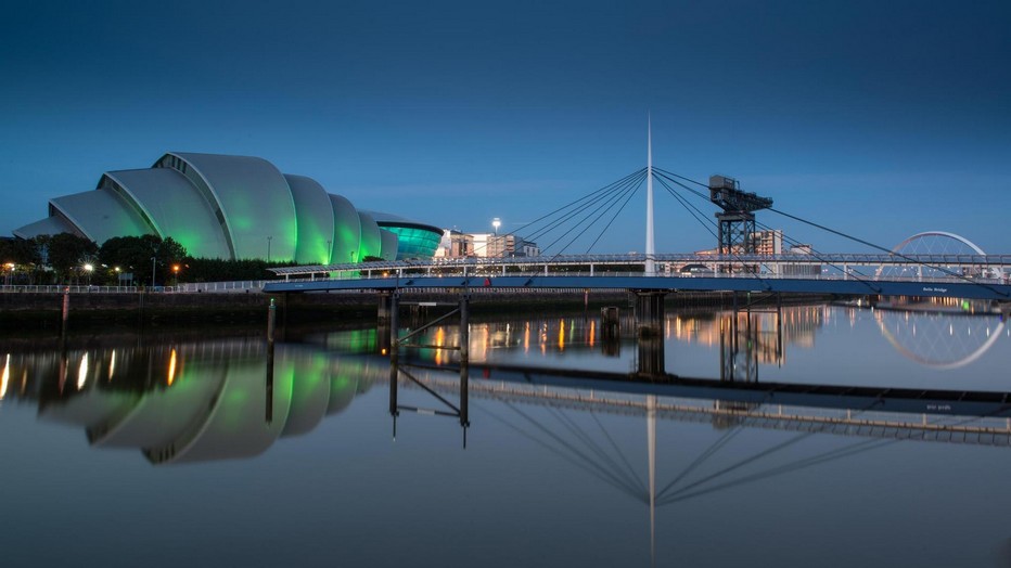 L'ex quartier industriel des docks avec la rivière Clyde à Glasgow a été entièrement réhabilité et accueille désormais des bâtiments et des musées de premier plan. Crédit phot D.R.