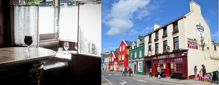 Les pubs aux façades multicolores de Dingle. Crédit photo David Raynal et DR