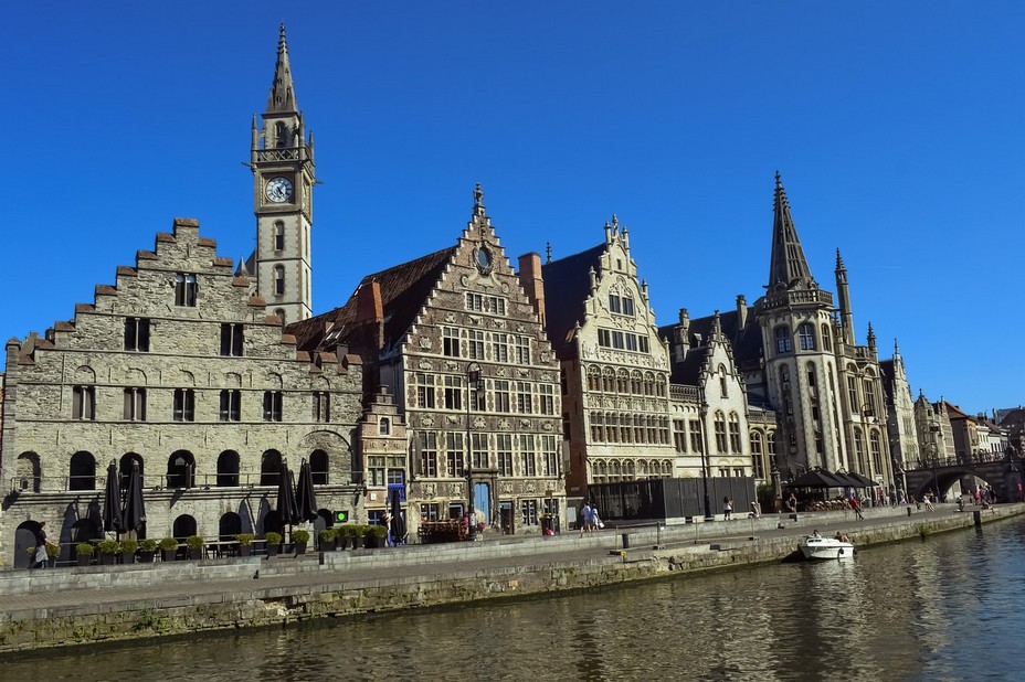 La très belle architecture du patrimoine architectural et culturel de la ville de Gand (Belgique) @wikipedia