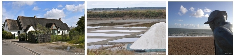 Maisons typiques en toit de chaume, Marais salants de Guérande,la côte sauvage.  (Crédits Photos Yann Menguy et Royal Thalasso Barrière)