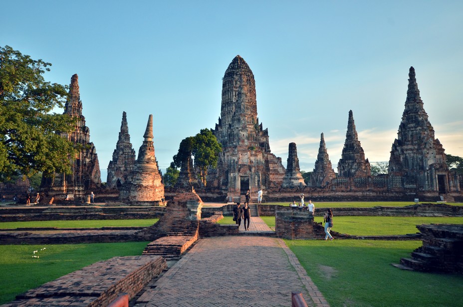Fondée vers 1350, Ayutthaya devint la deuxième capitale siamoise après Sukhothaï. Elle fut détruite par les Birmans au XVIIIe siècle. @ David Raynal