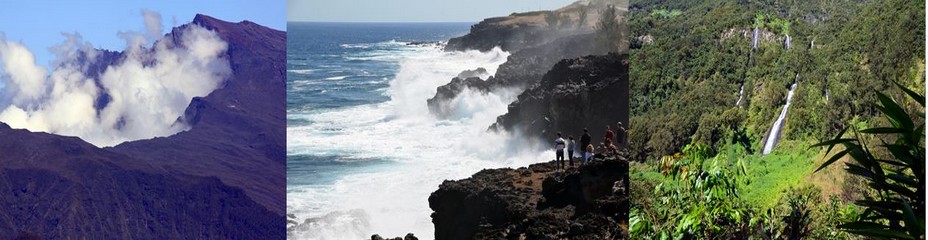 Entre mer et montagne, décors lunaires et verdoyants, le dépaysement est garanti pour les visiteurs de l’île. @David Raynal