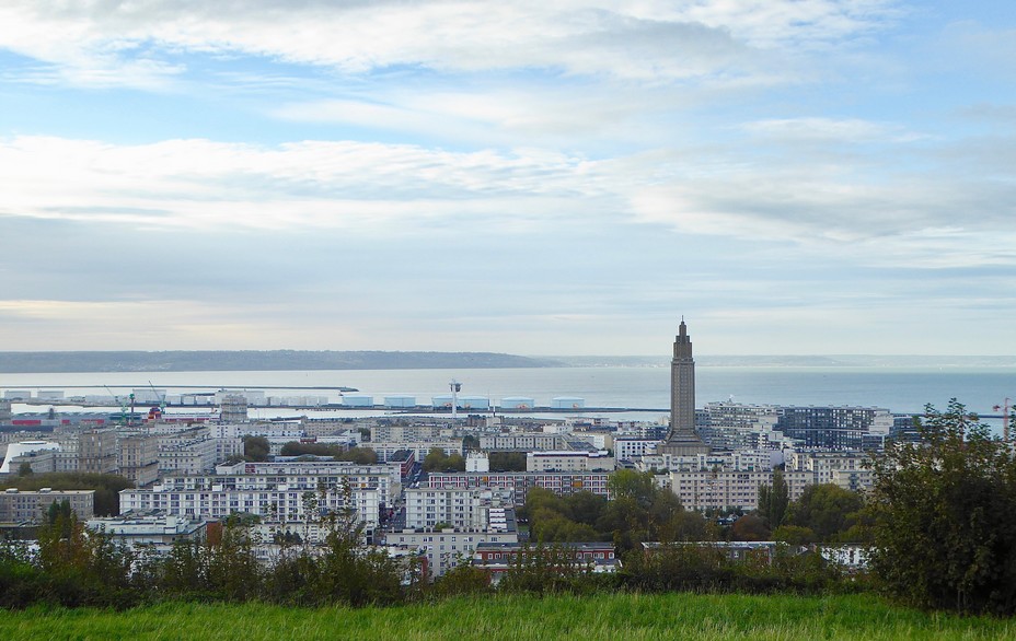 Le Havre vu des quartiers hauts @ C.Gary