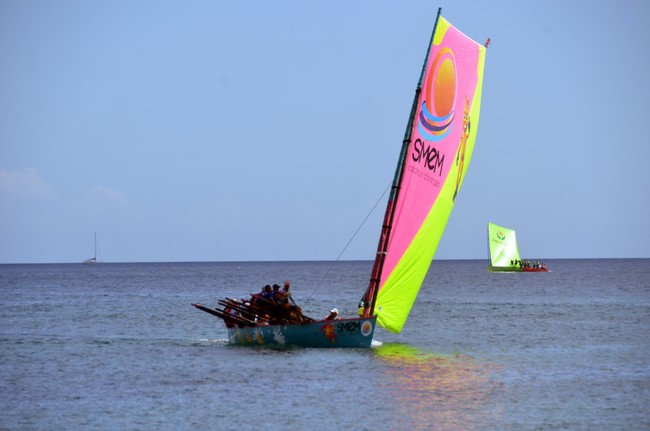 La yole, bateau traditionnel martiniquais est désormais inscrite au Patrimoine Culturel Immatériel de l’UNESCO. Crédit photo David Raynal.