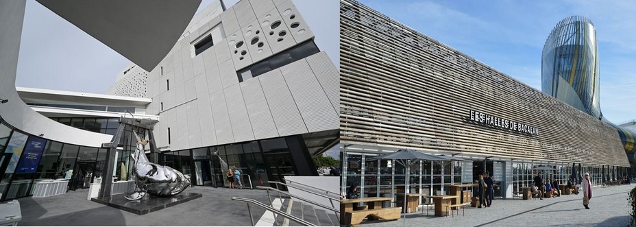 Musée Mer Marine©Jean Bernard Nadeau et Les Halles de Bacalan©Loïc Graniczny