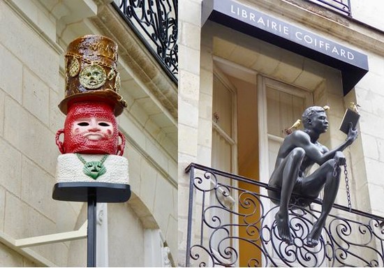 Enseigne Le Géant de Nantes   de Eric Croes @ C.Gary et Enseigne  de la librairie Coiffard.   @ C.Gary