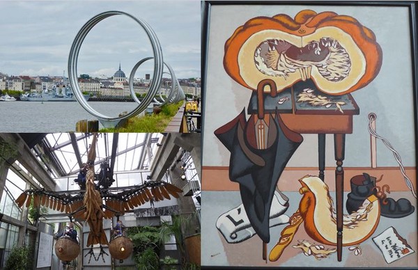 1/ Ile de Nantes @ C.Gary;  2/ Musée d'Arts Jean Hélion 1948 @ C.Gary; 3/ Les Machines de l'Ile @ C.Gary 1/ Ile de Nantes @ C.Gary;  2/ Musée d'Arts Jean Hélion 1948 @ C.Gary; 3/ Les Machines de l'Ile @ C.Gary