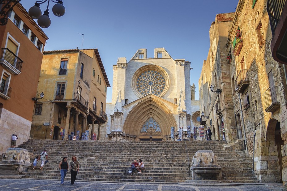 a grande cathédrale gothique de Tarragone dans la vieille ville @ Nuria Puentes - ACT