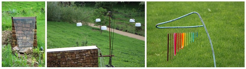 Neuf propositions de recherche et développement ont été déposées pour aboutir à ces objets insolites et ces créations disséminés un peu partout dans le jardin de La Borie. (Crédit photo David Raynal). Neuf propositions de recherche et développement ont été déposées pour aboutir à ces objets insolites et ces créations disséminés un peu partout dans le jardin de La Borie. (Crédit photo David Raynal).