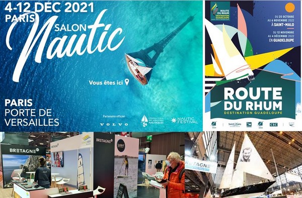 Affiches :  Salon Nautic 2021, nouvelle identité visuelle Route du Rhum - Destination Guadeloupe @ DR et Quelques images du Salon Nautic. @ D.Raynal Affiches :  Salon Nautic 2021, nouvelle identité visuelle Route du Rhum - Destination Guadeloupe @ DR et Quelques images du Salon Nautic. @ D.Raynal