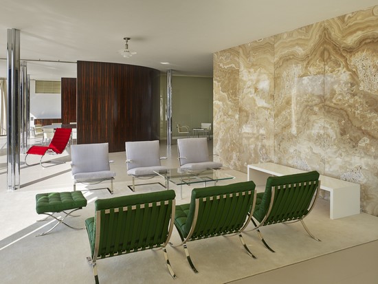 Salon de la villa Tugendhat @David Zidlicky Salon de la villa Tugendhat @David Zidlicky