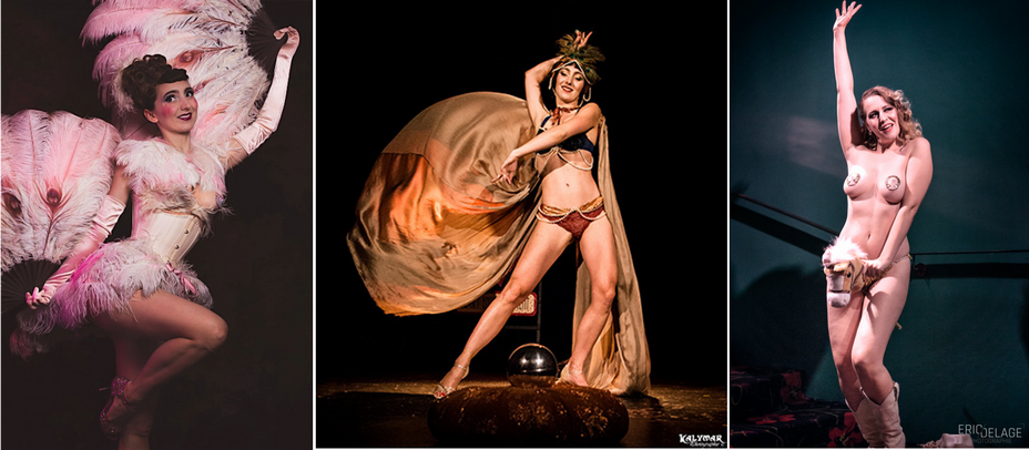 Les  artistes de la revue du Cabaret Burlesque à La Nouvelle Seine @ B.K. Les  artistes de la revue du Cabaret Burlesque à La Nouvelle Seine @ B.K.